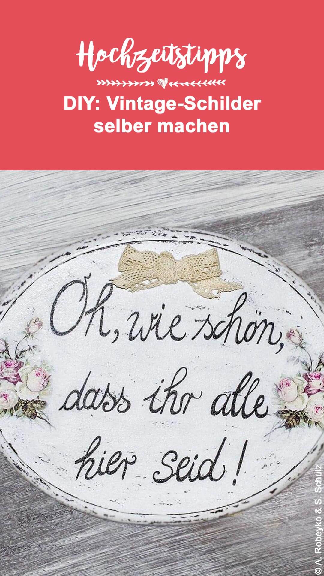 DIY Vintage-Schilder