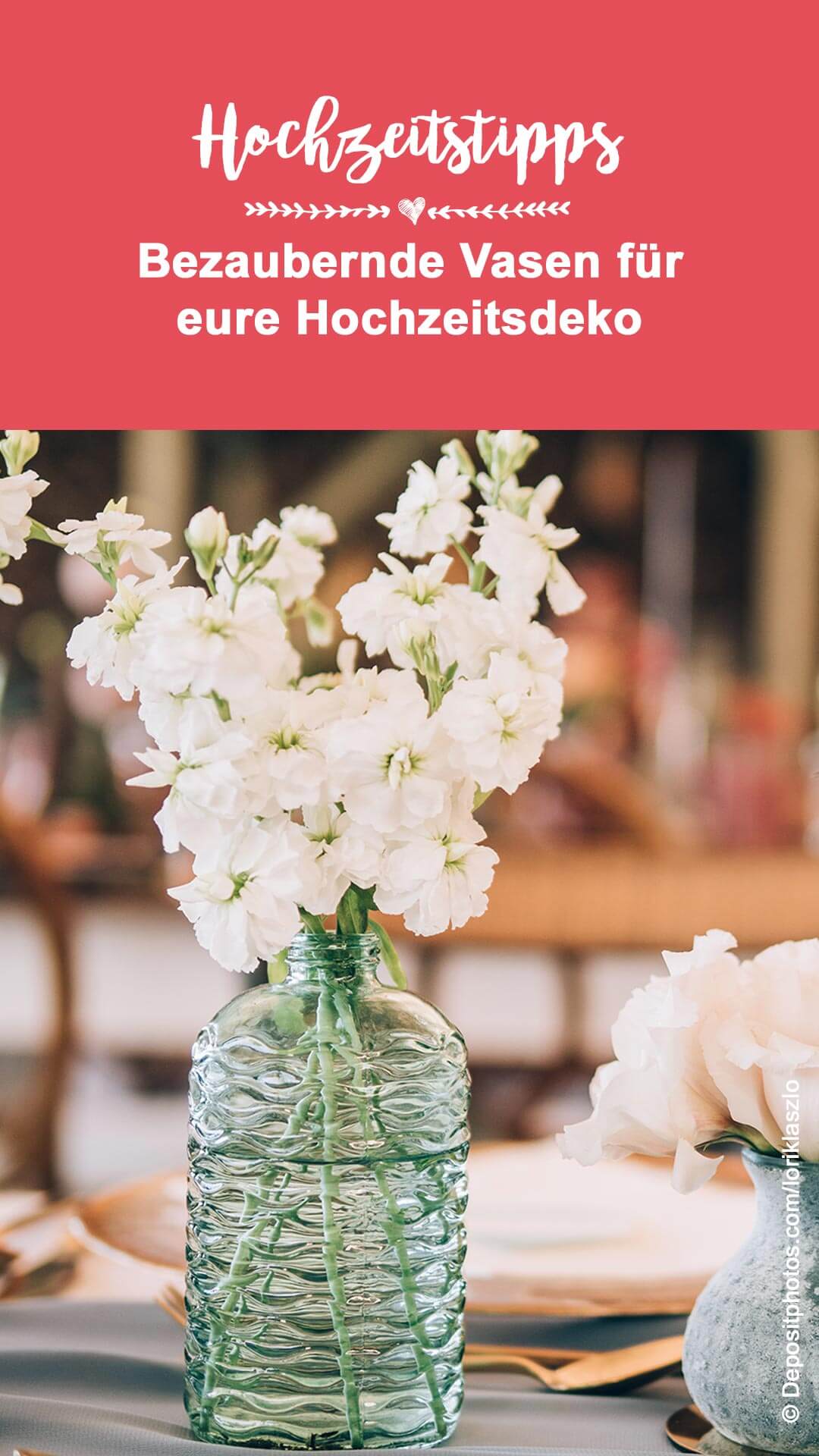 Hochzeitsdeko Vasen