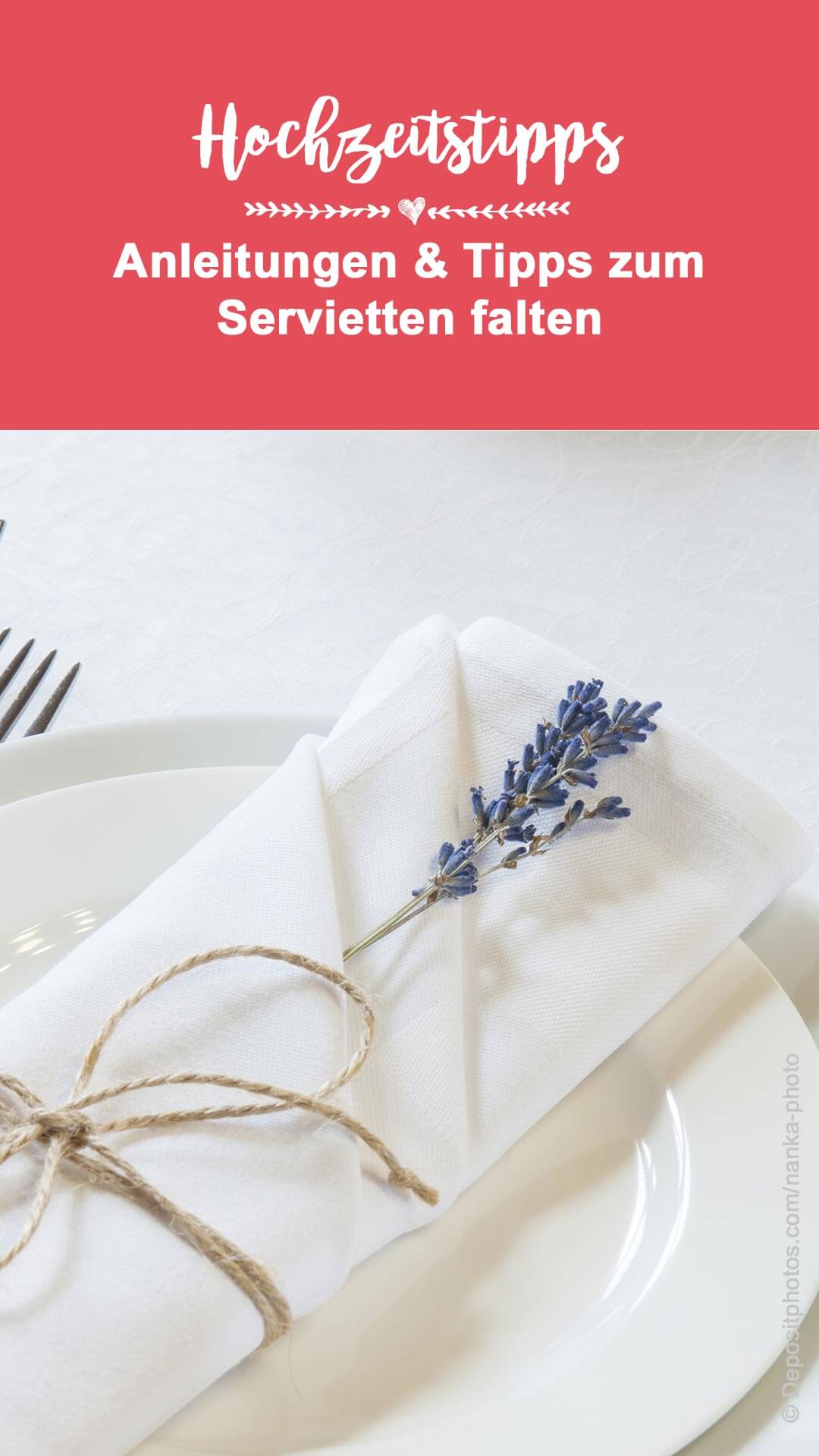 Serviette falten