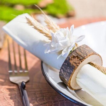 Serviettenringe für Hochzeit