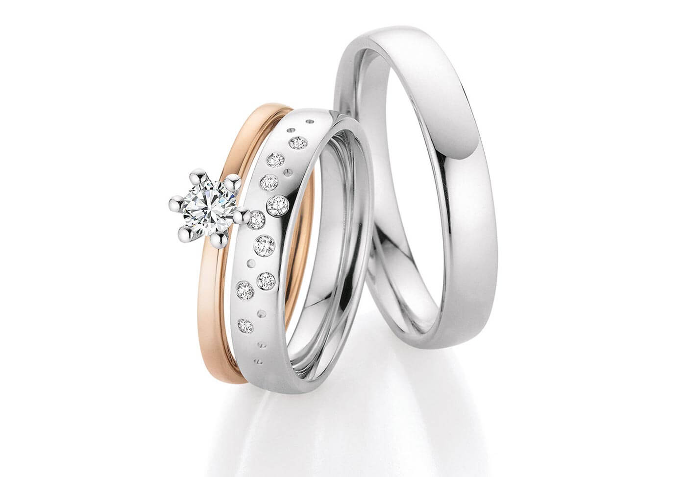 Ehering mit Brillanten