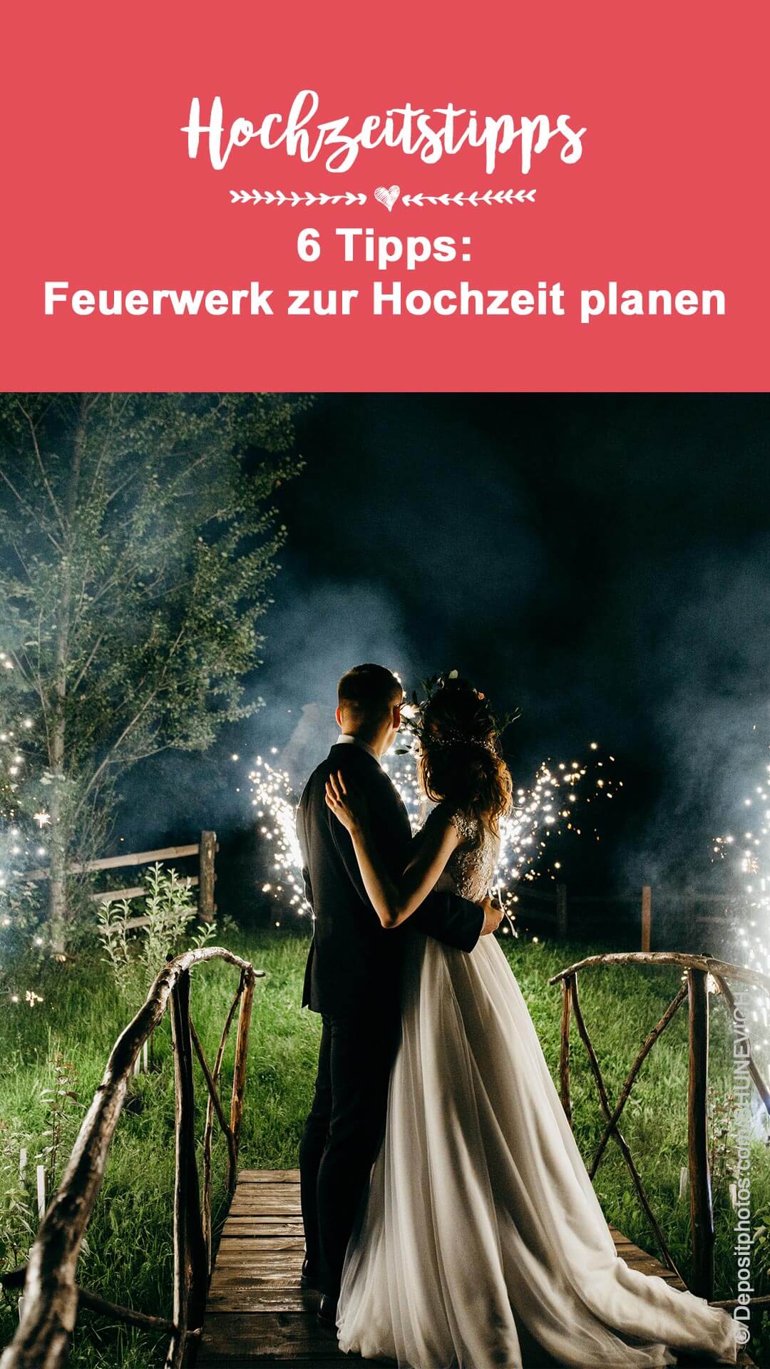 Feuerwerk zur Hochzeit