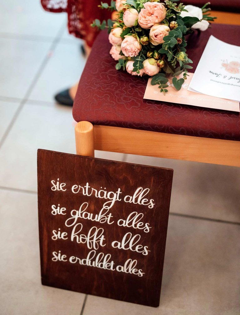 Eine christliche Hochzeit voller Emotionen Ideen und Inspirationen