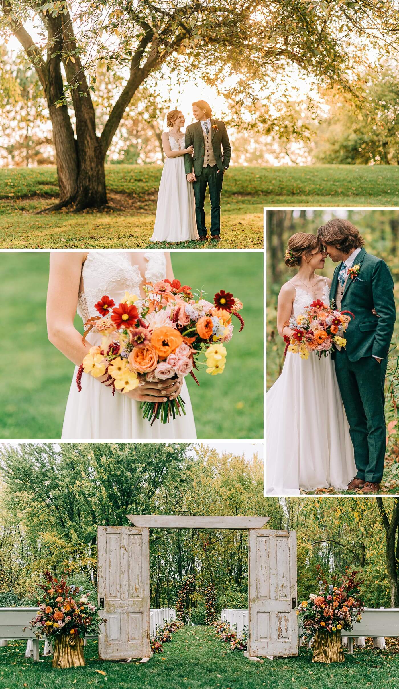 Farbkonzept Hochzeit Herbst