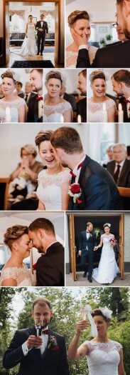 FußballHochzeit in Rot & Weiß Fotostory mit wundervollen Paarbildern