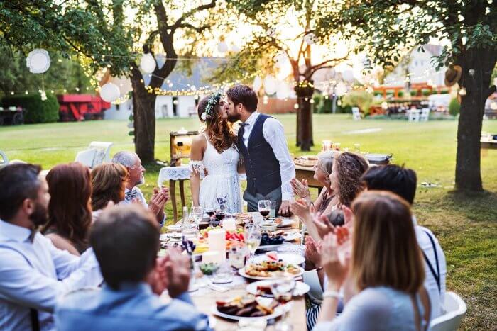 Hochzeit Gartenparty