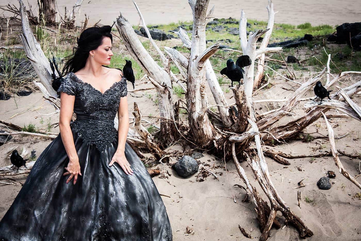 Brautkleid Gothic Hochzeit