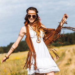 Hochzeitskleid Hippie