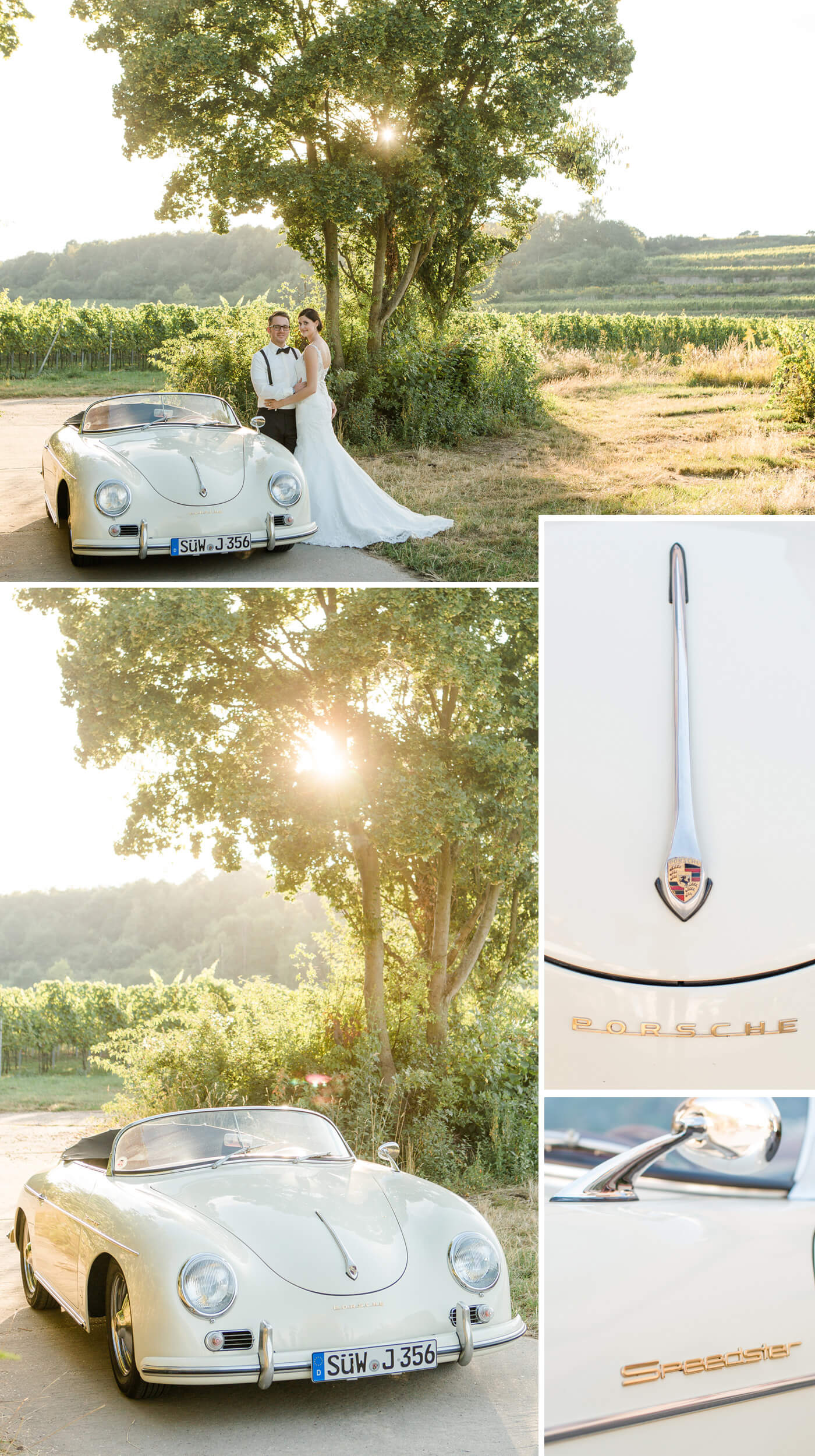 Porsche Hochzeitsauto