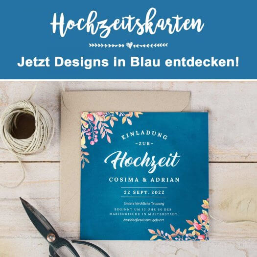 Hochzeit blau & bezaubernd schön Die besten Tipps, Ideen & Inspirationen