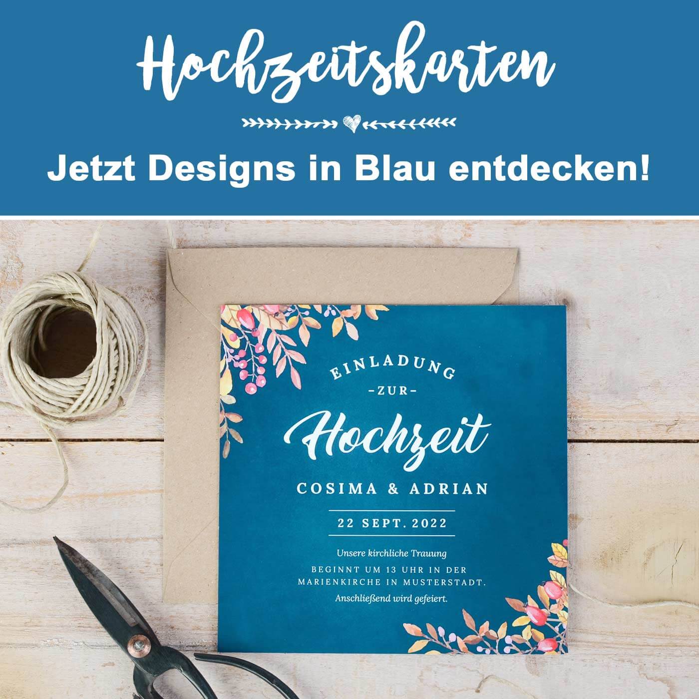 Hochzeit blau & bezaubernd schön Die besten Tipps, Ideen & Inspirationen
