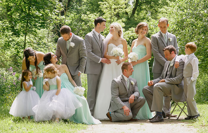 Hochzeit Mintgrün