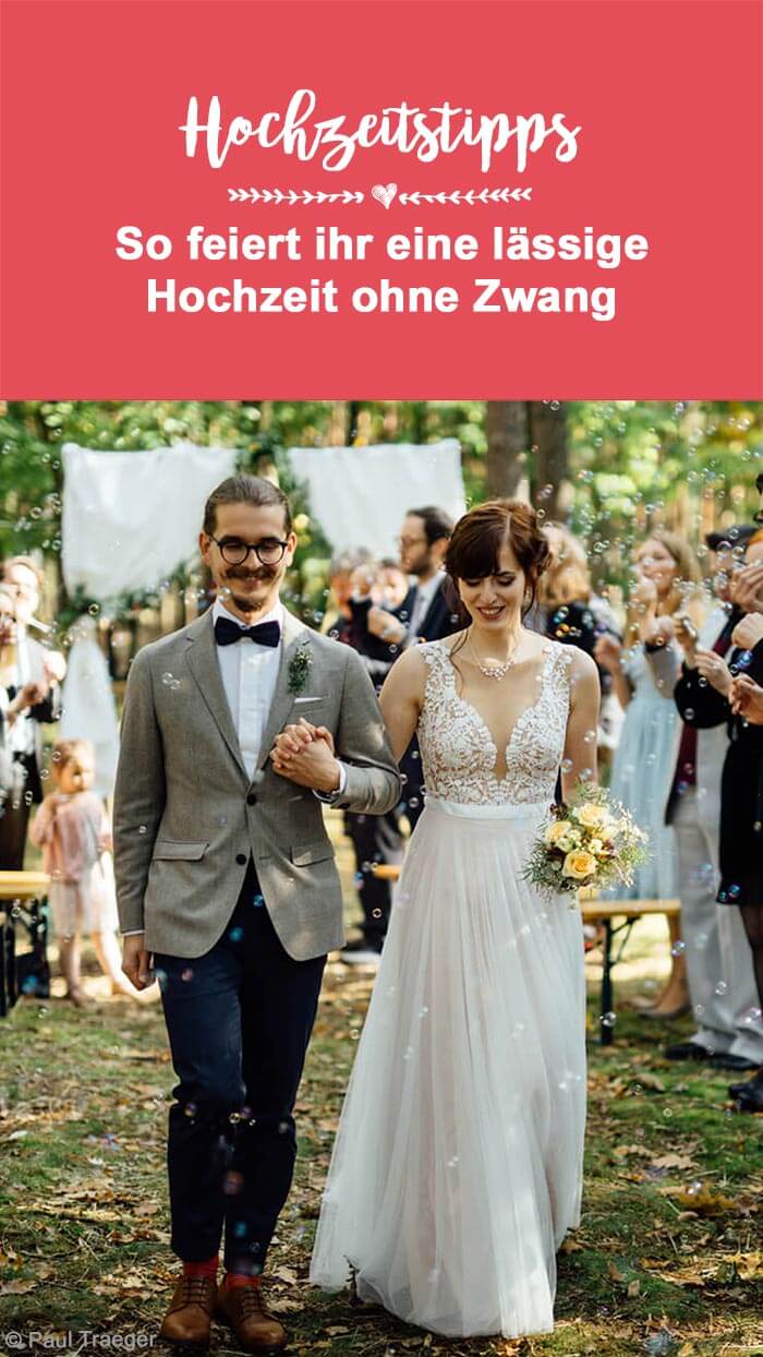 Entspannte Hochzeit