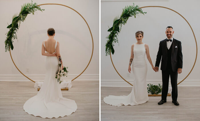 SUSIRE Hochzeitsbogen Traubogen Hochzeit Torbogen Rosenbogen