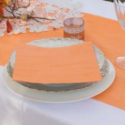 Tischdeko Hochzeit Apricot