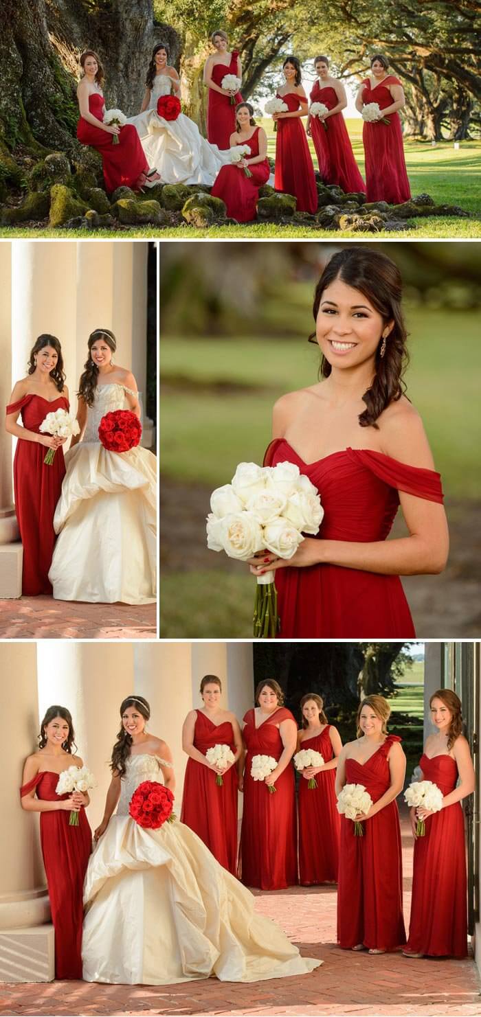 Rotes Kleid zur Hochzeit