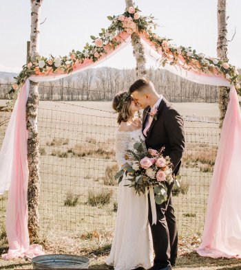 Bogen für Hochzeit