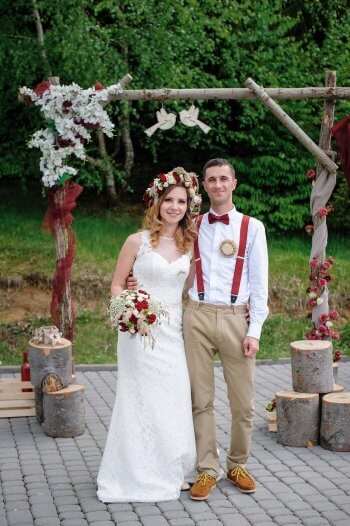 SUSIRE Hochzeitsbogen Traubogen Hochzeit Torbogen Rosenbogen