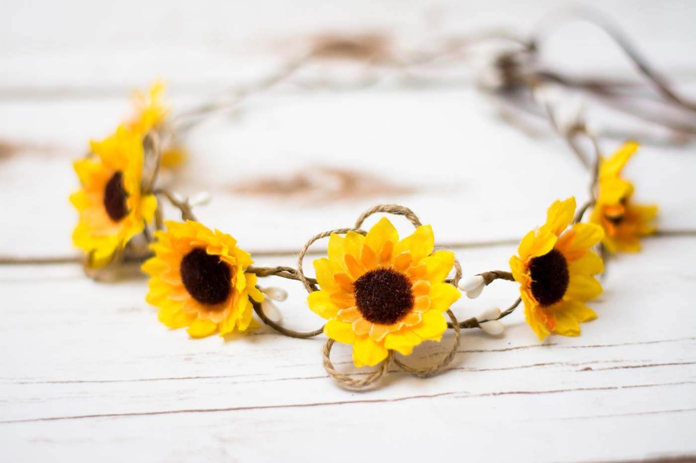 Sonnenblumen Haarschmuck