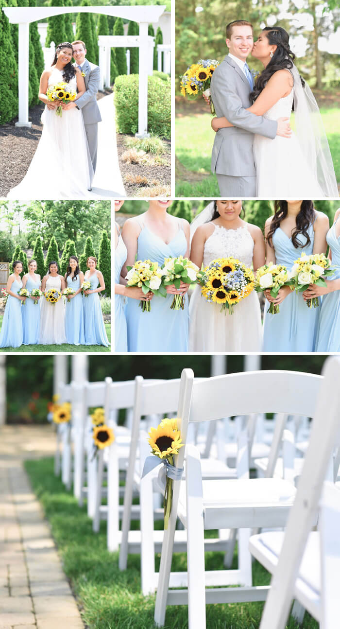 Sonnenblumen Hochzeitsdeko
