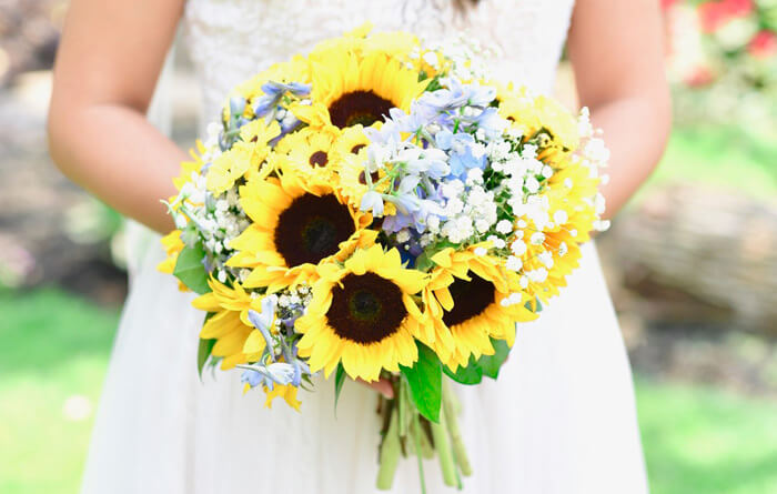 Sonnenblumen Hochzeitsstrauss