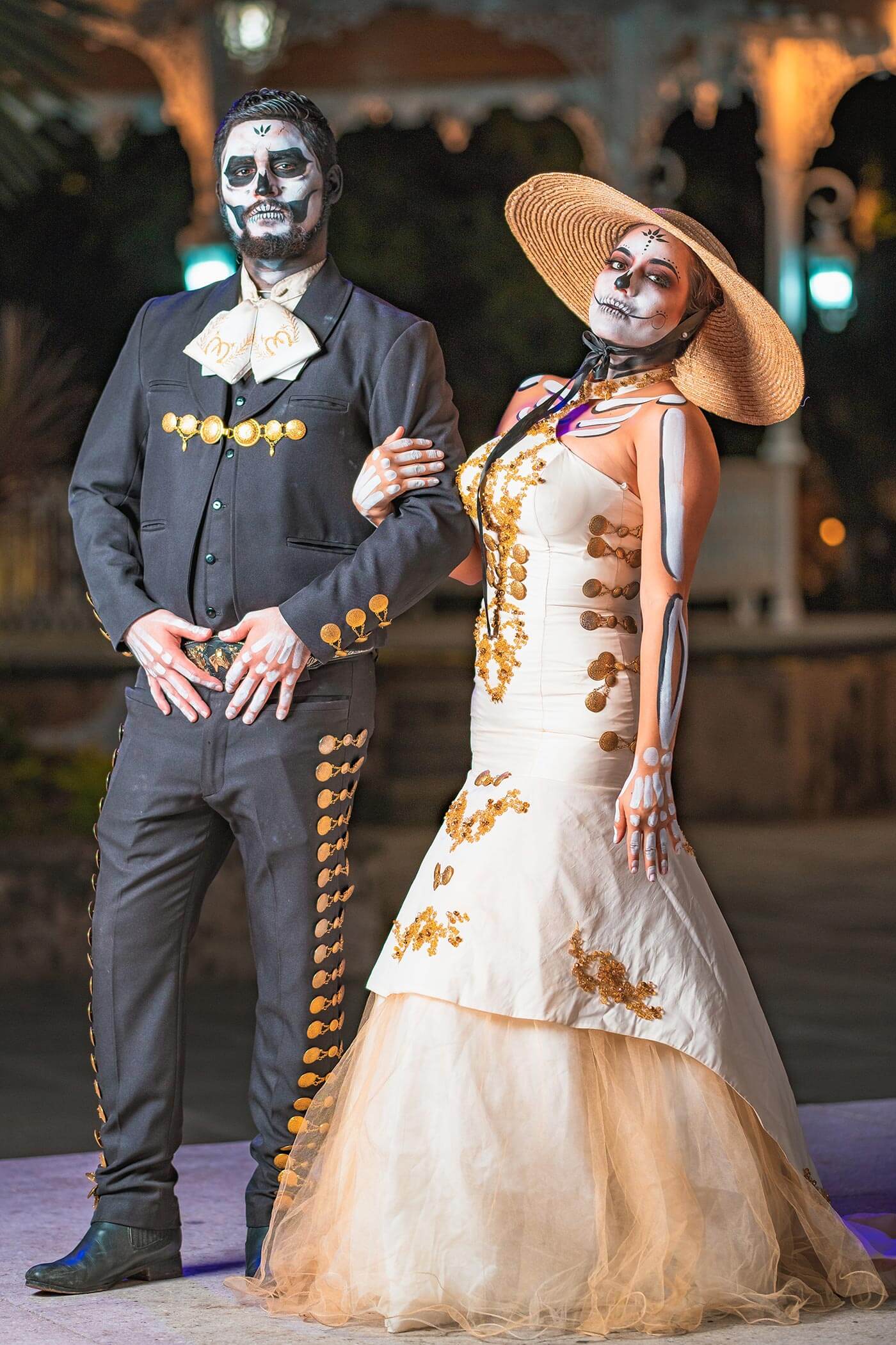 Halloween Hochzeitskleid