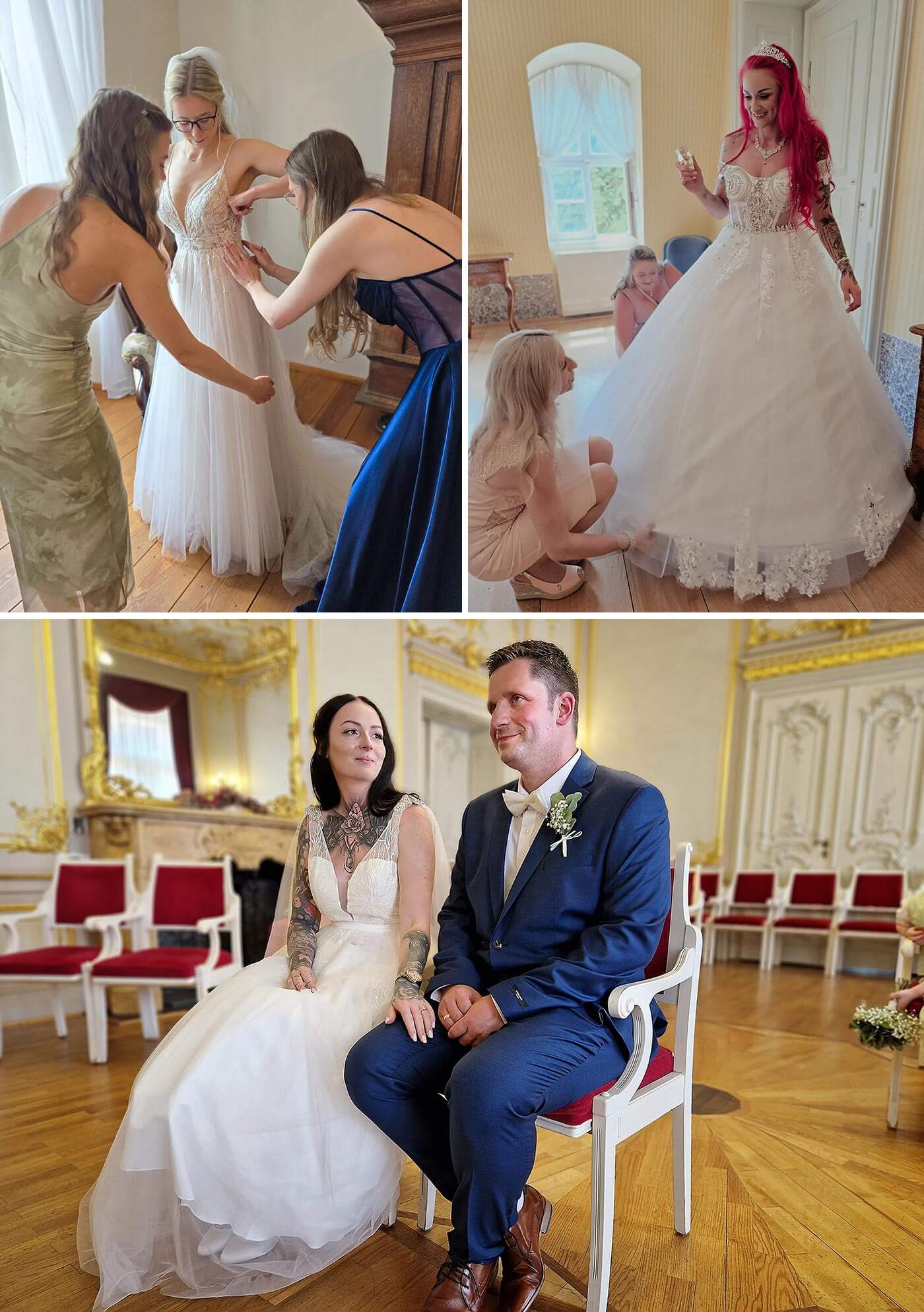 Hochzeitsfoto modern