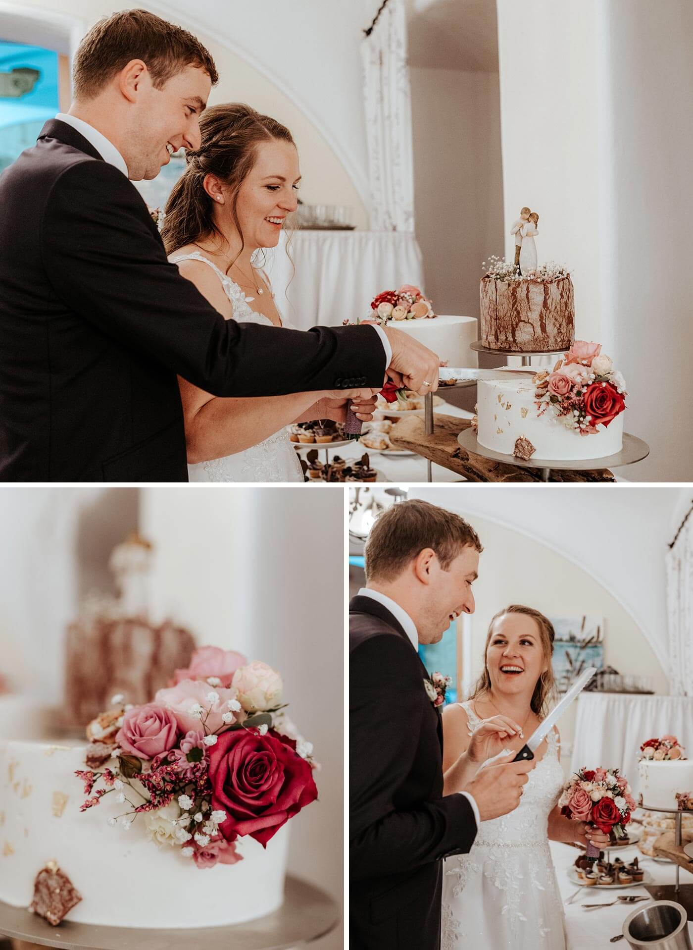 Hochzeitstorte Rosen