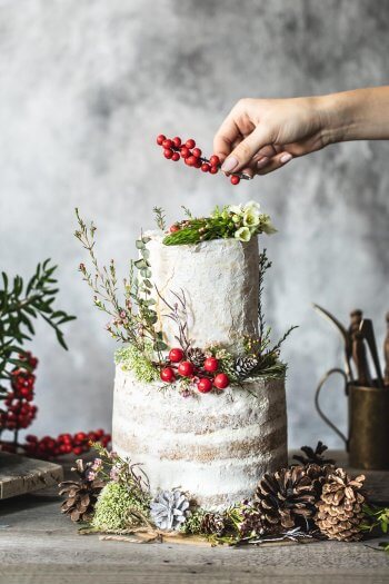 Hochzeitstorte Weihnachten