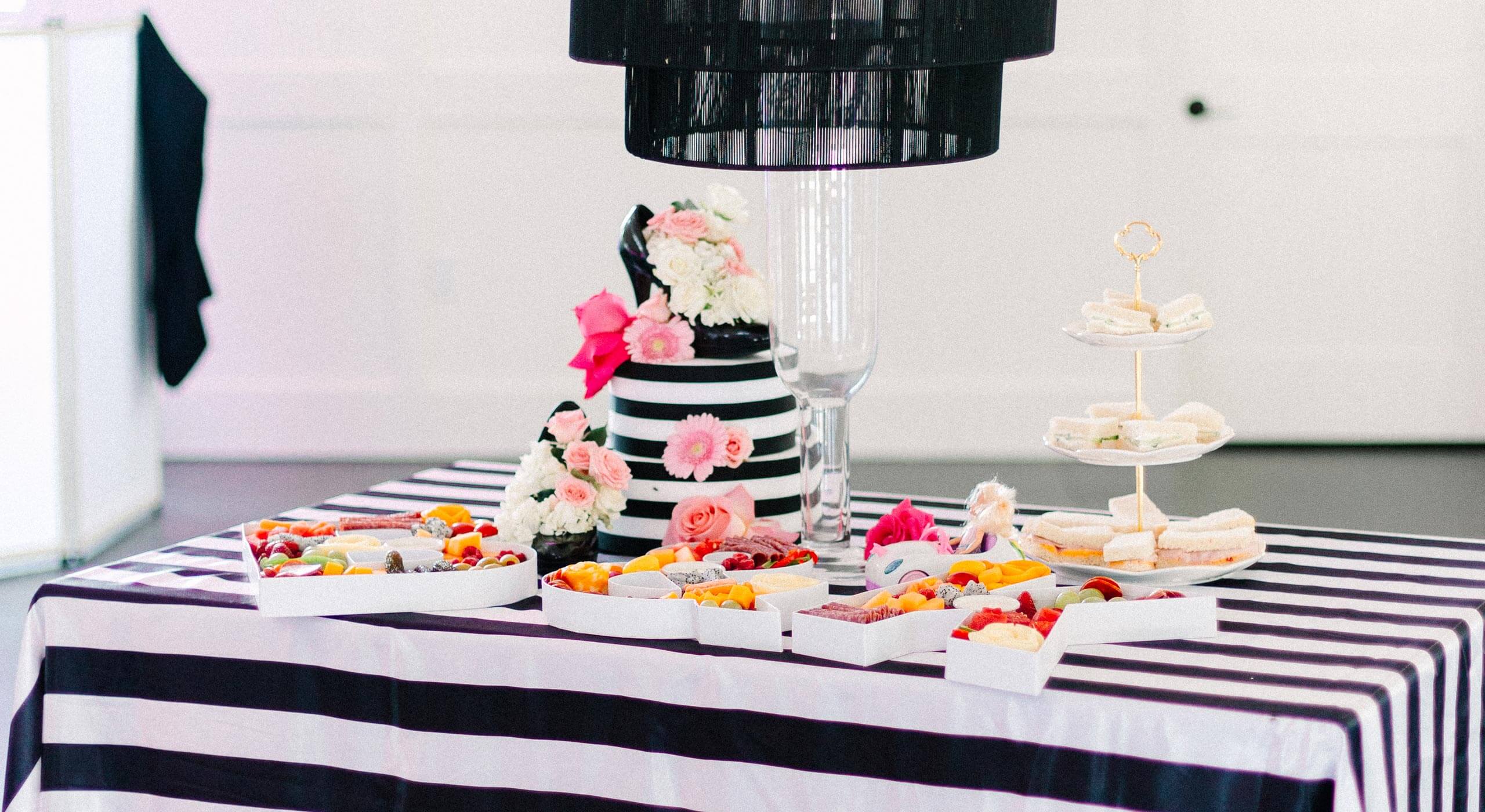 Schwarz Weiß Hochzeit