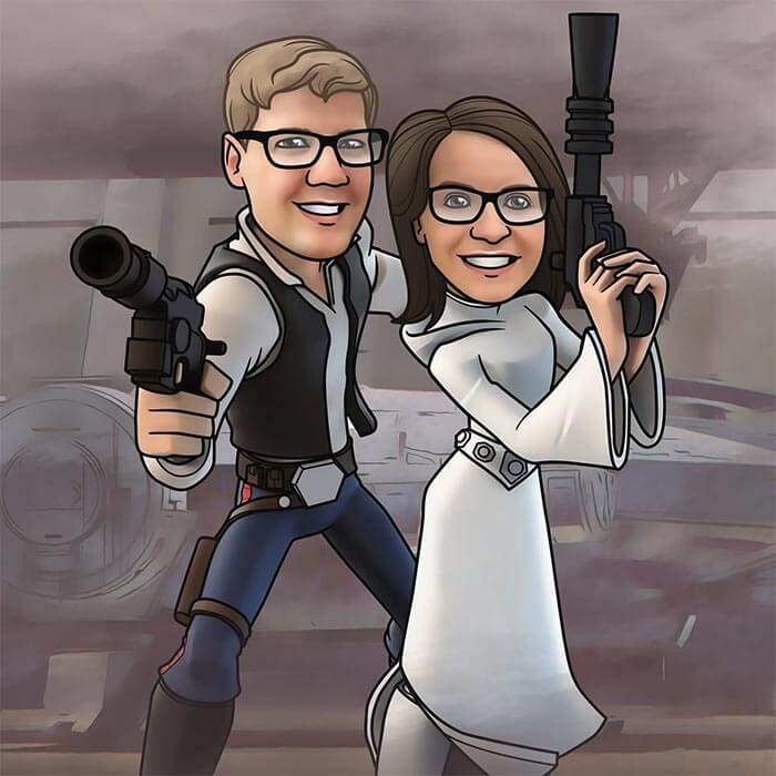 Star Wars Hochzeit Möge die Liebe mit euch sein...
