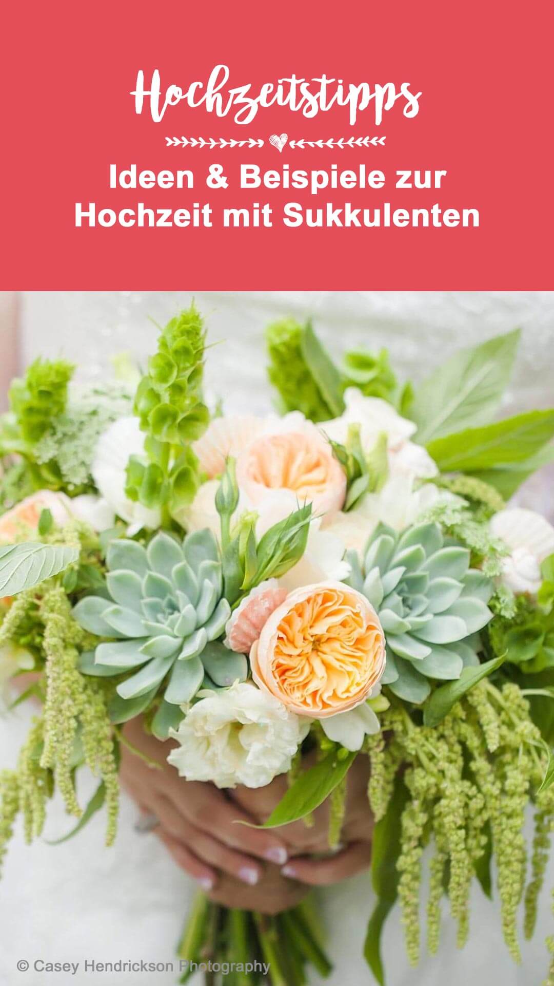 Sukkulenten Hochzeitsdeko