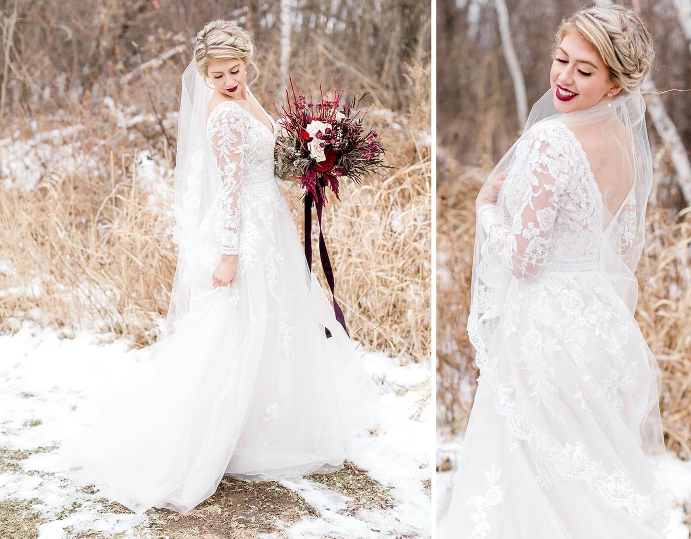 Winter Hochzeit Kleid