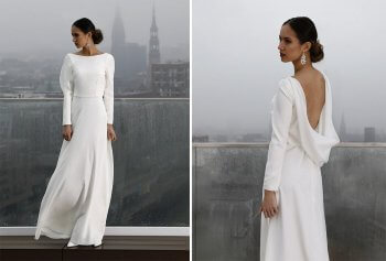 Winterhochzeit Brautkleid Standesamt Winter