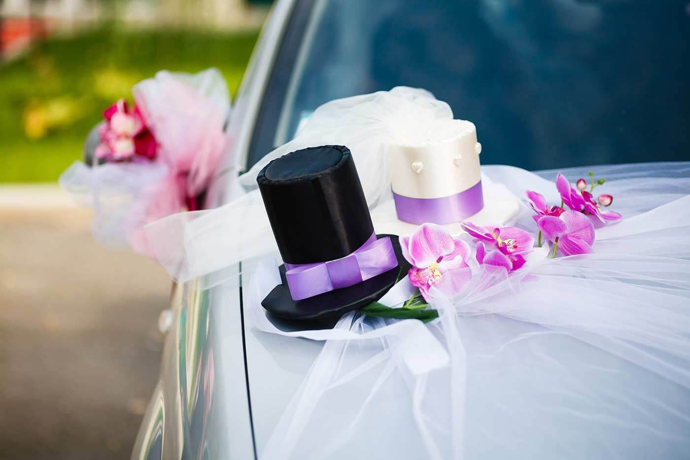Autoschmuck Autodeko Hochzeit