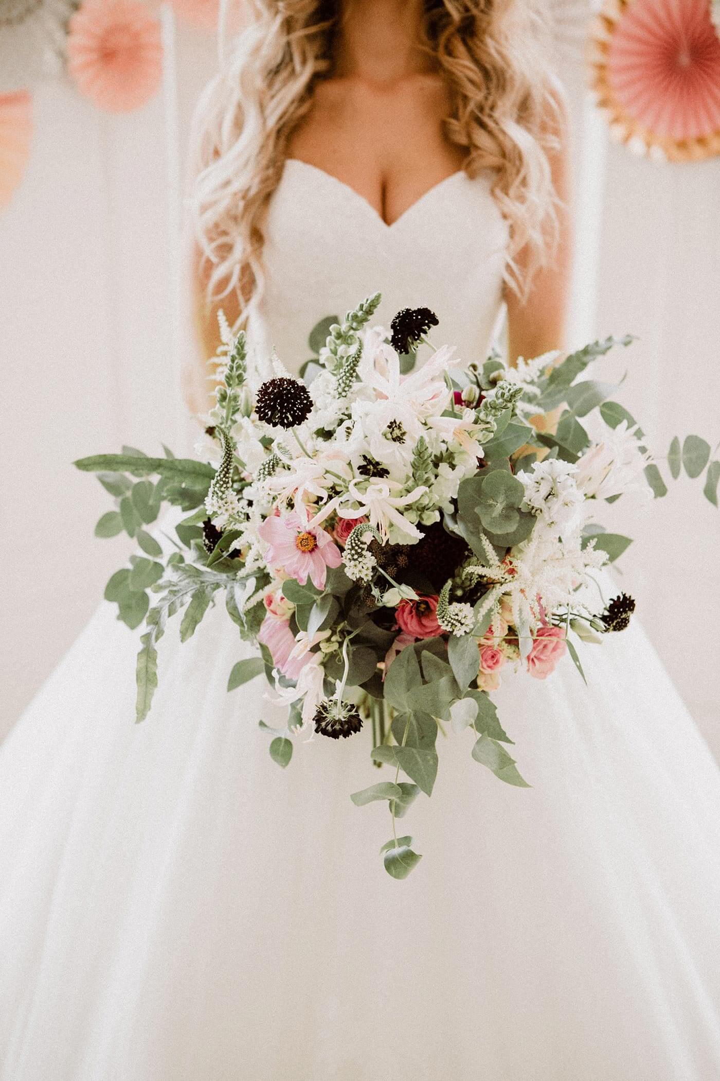 Blumenstrauß für die Hochzeit