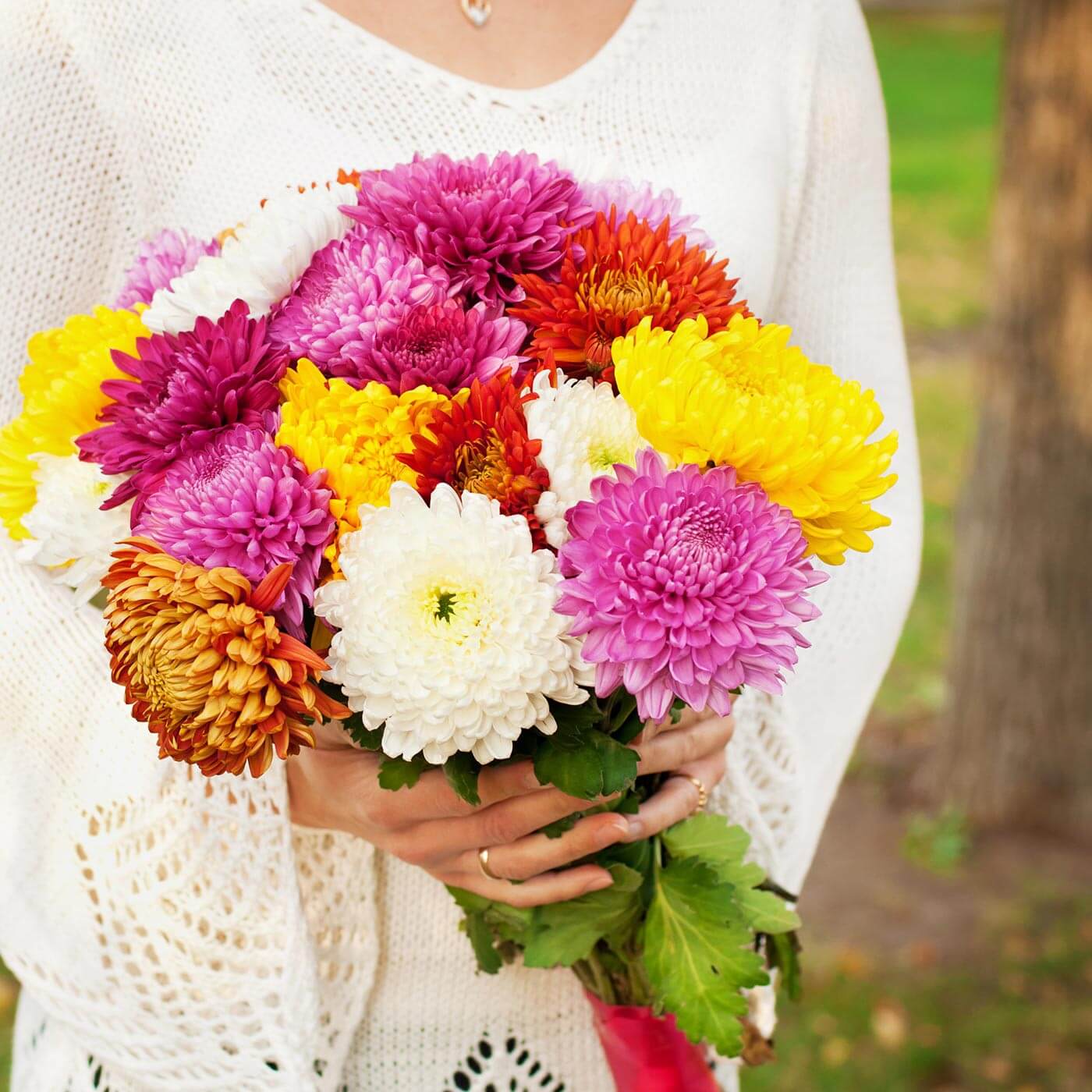 Brautstrauß Chrysanthemen