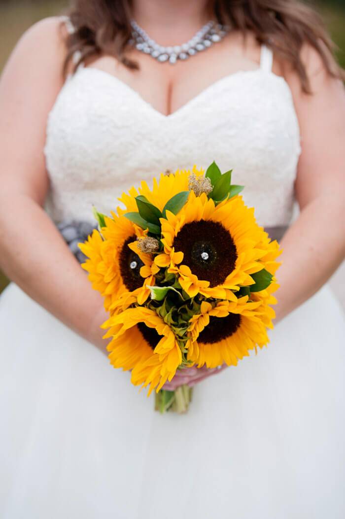 Brautstrauß Sonnenblumen