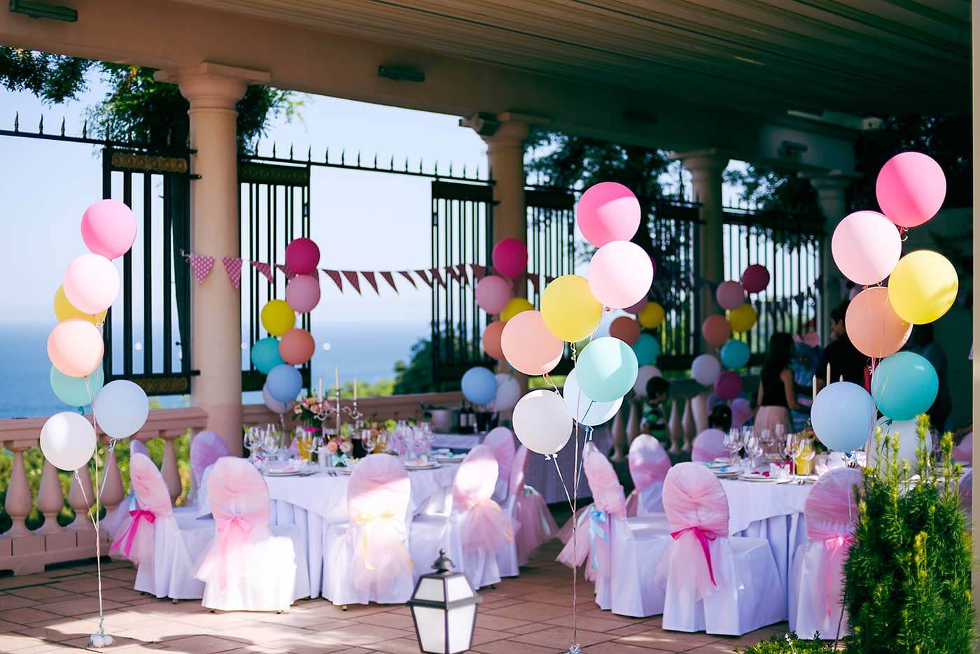 Deko-Set mit Luftballons zur Gay Hochzeit, Hochzeitspaar