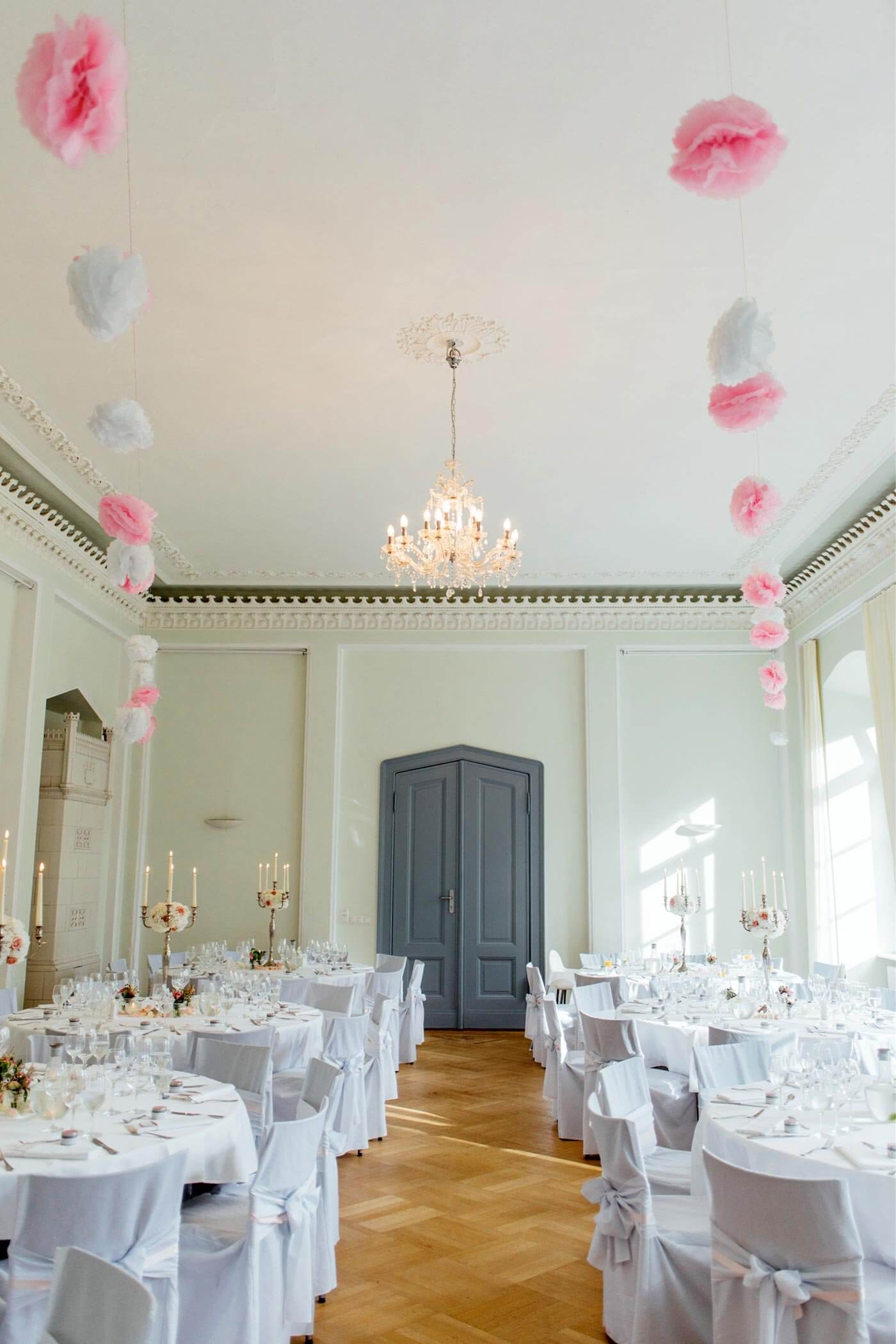 Pompoms Hochzeit