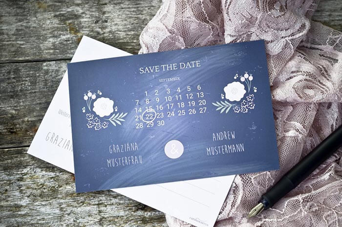 Ausgefallene Save the Date Karten