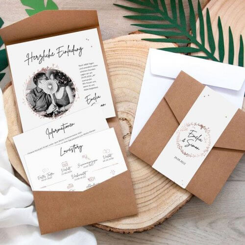 Hochzeitseinladungen ausgefallen & kreativ 25 coole Tipps & Inspirationen