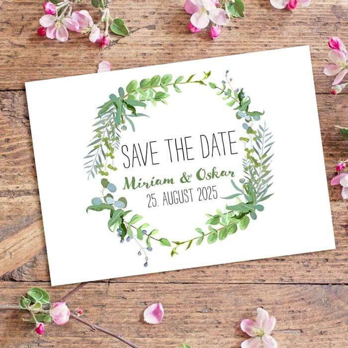 Karte Save the Date