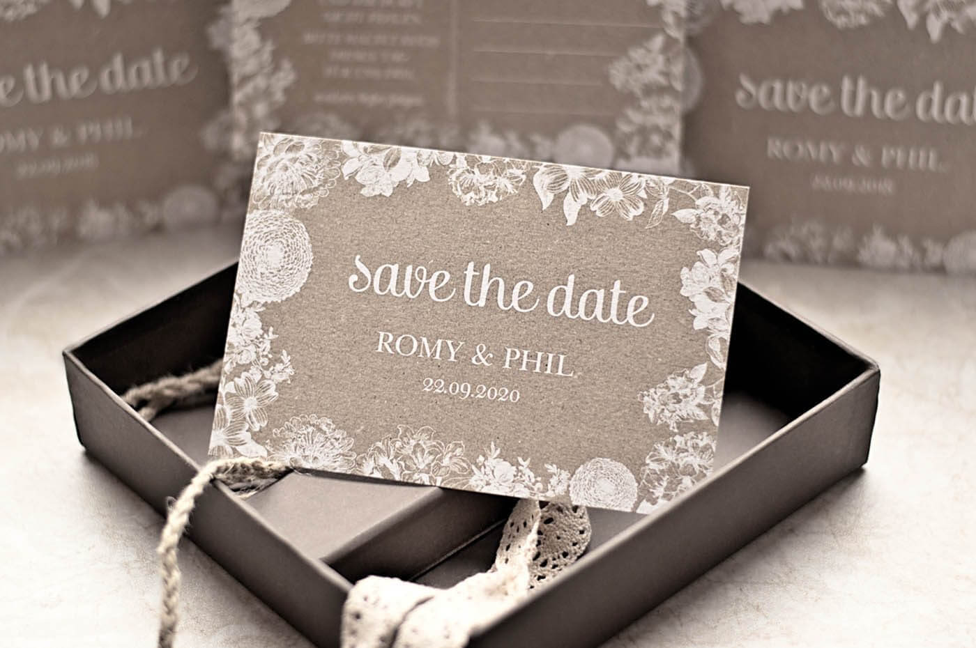 Vintage Save the Date