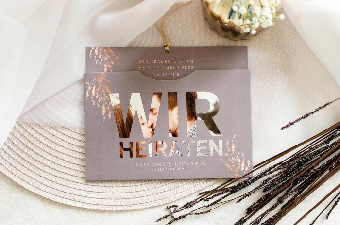 Wir heiraten-Einladung | Die schönsten Ideen in unserer großen