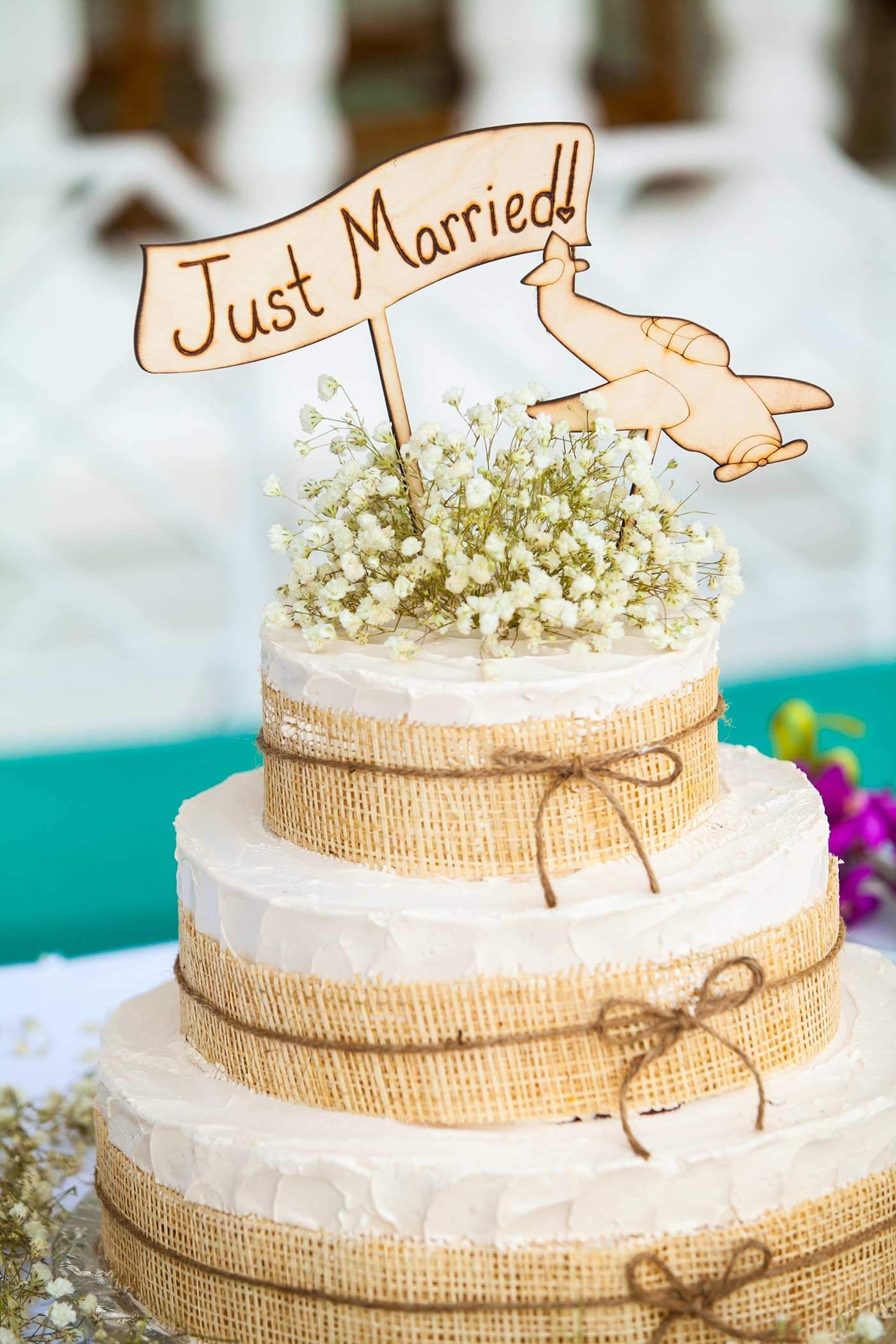 Cake Topper Hochzeit Holz