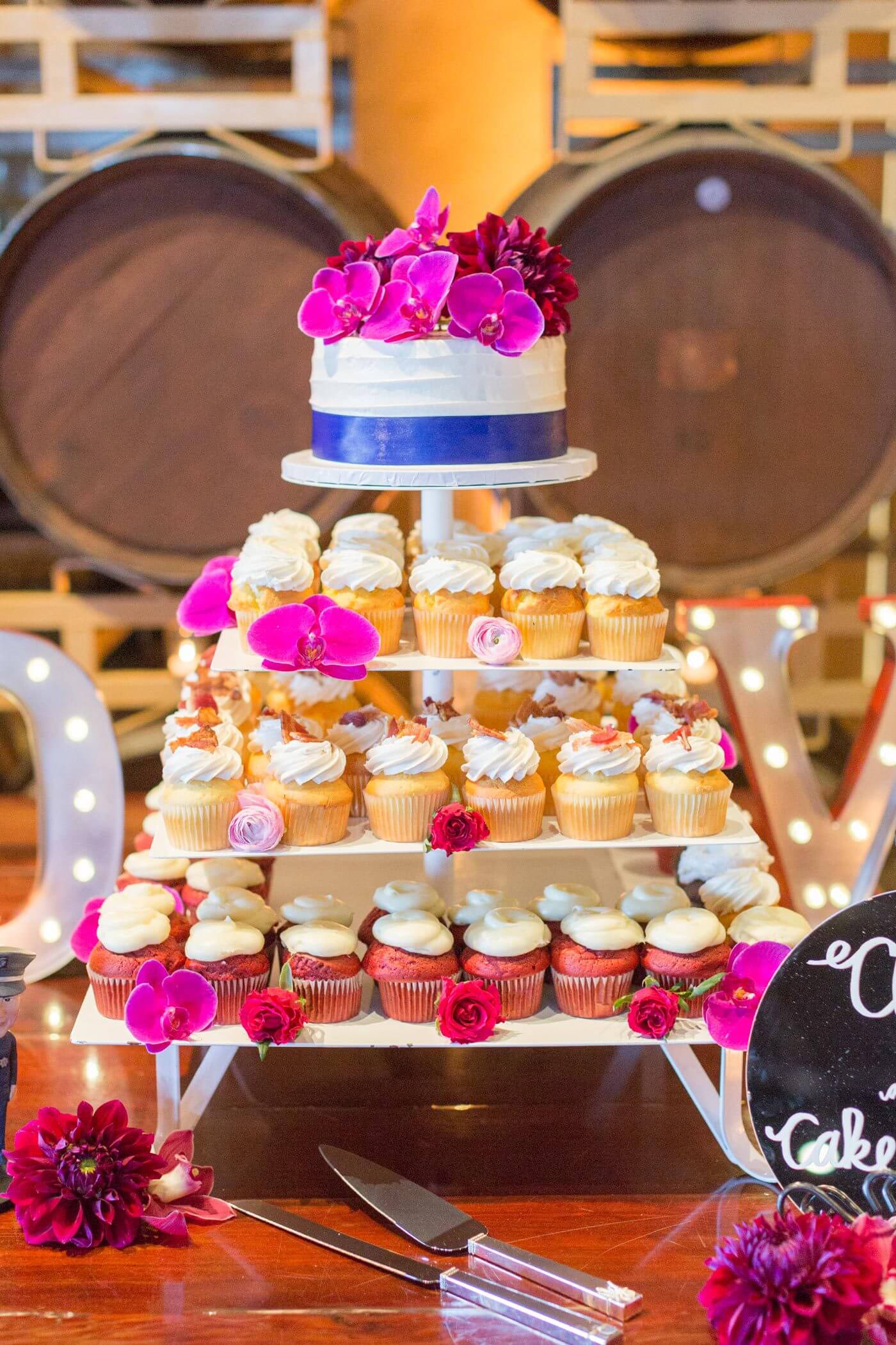 Cupcakes Hochzeitstorte