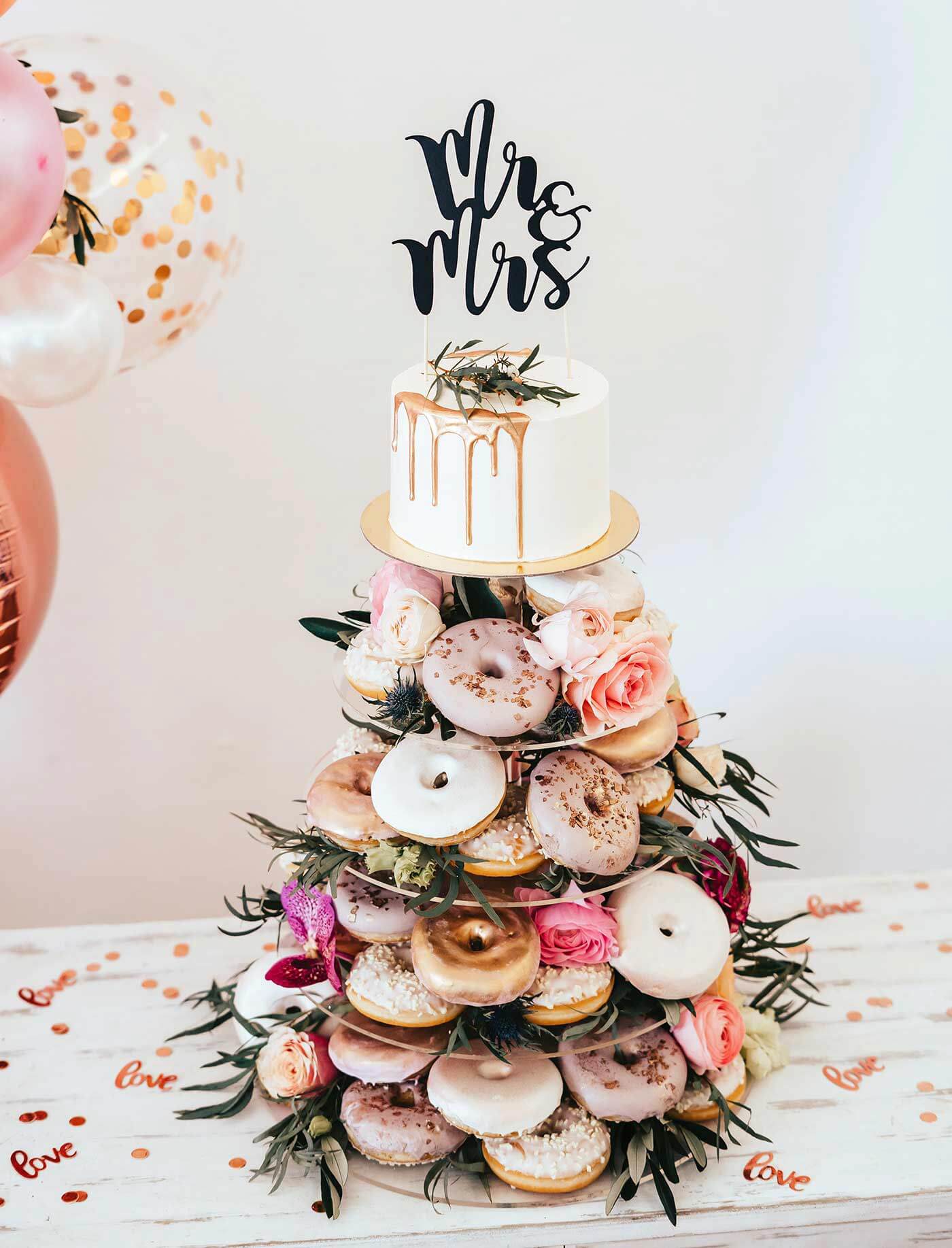 Donuts auf der Hochzeit