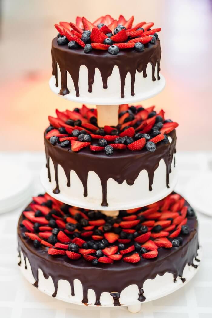 Drip Cake zur Hochzeit