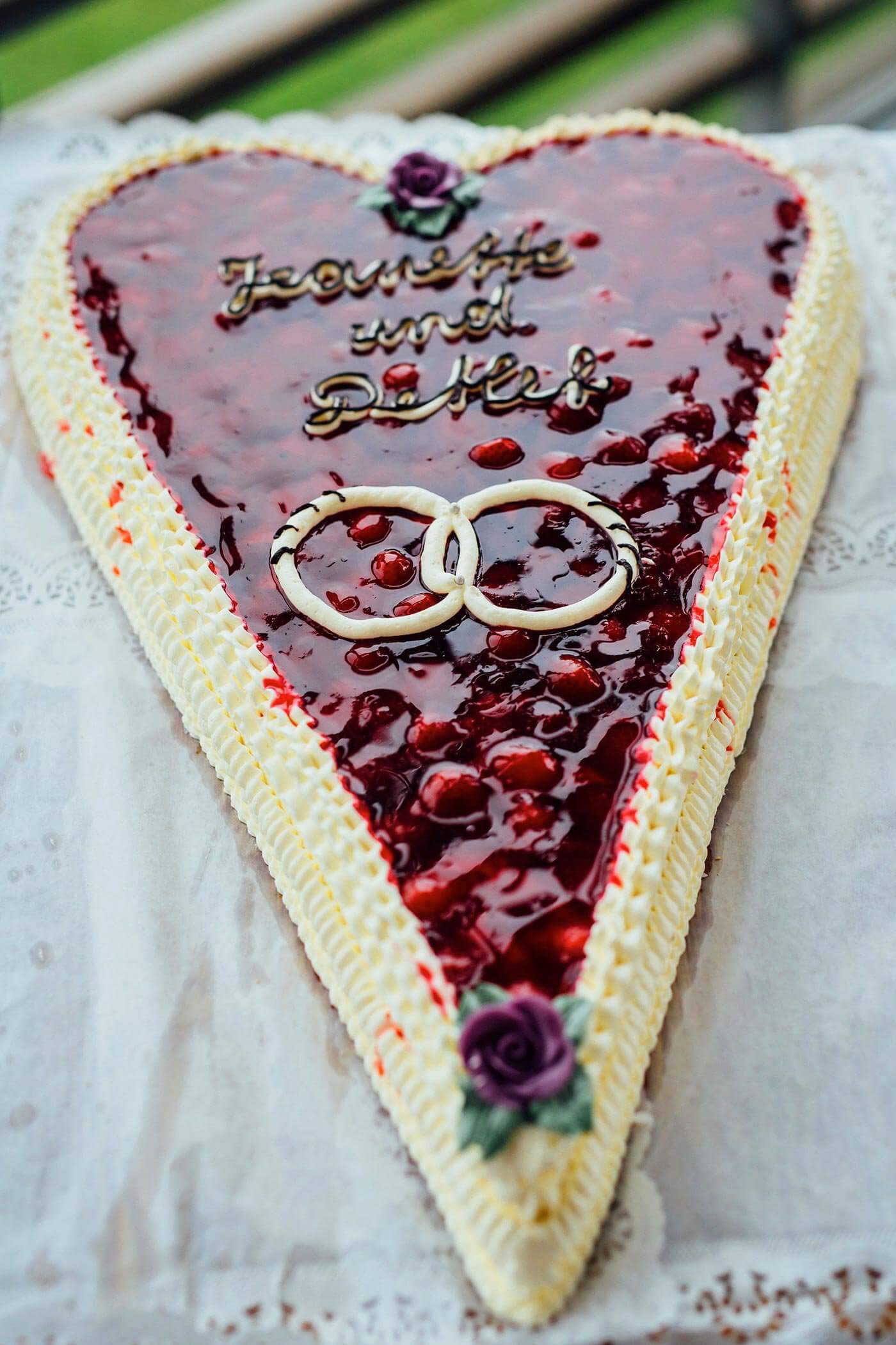 Herztorte Hochzeit